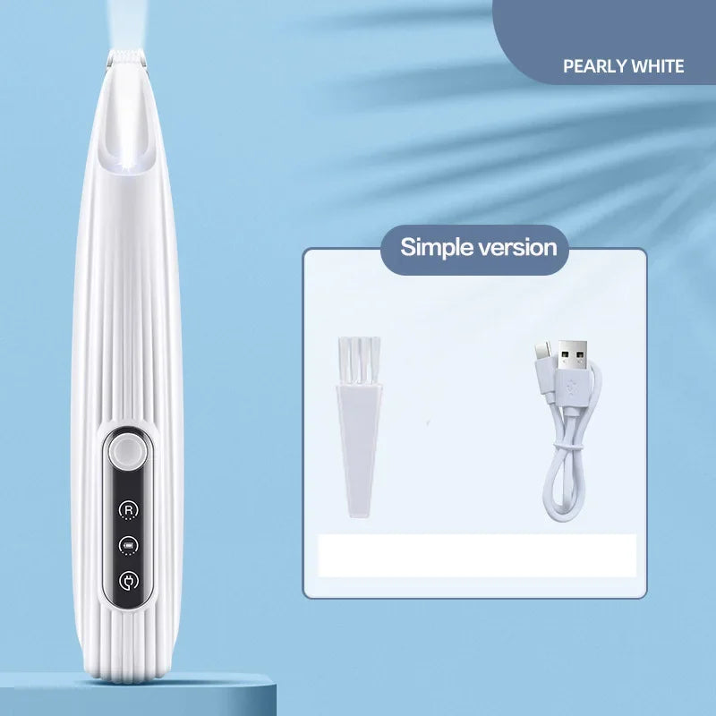 Ultimate Waterproof Dog Paw Trimmer with LED Light - Rechargeable Pet Clippers for Precision Grooming