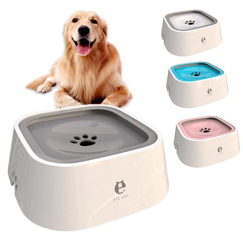 Dog Drinking Water Bowl with Floating Design - Non-Wetting, Non-Skid, Large Capacity