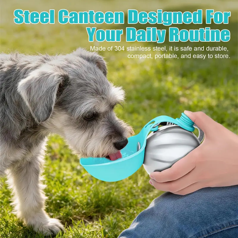 Lumikata 2-in-1 Portable Dog Water Bottle